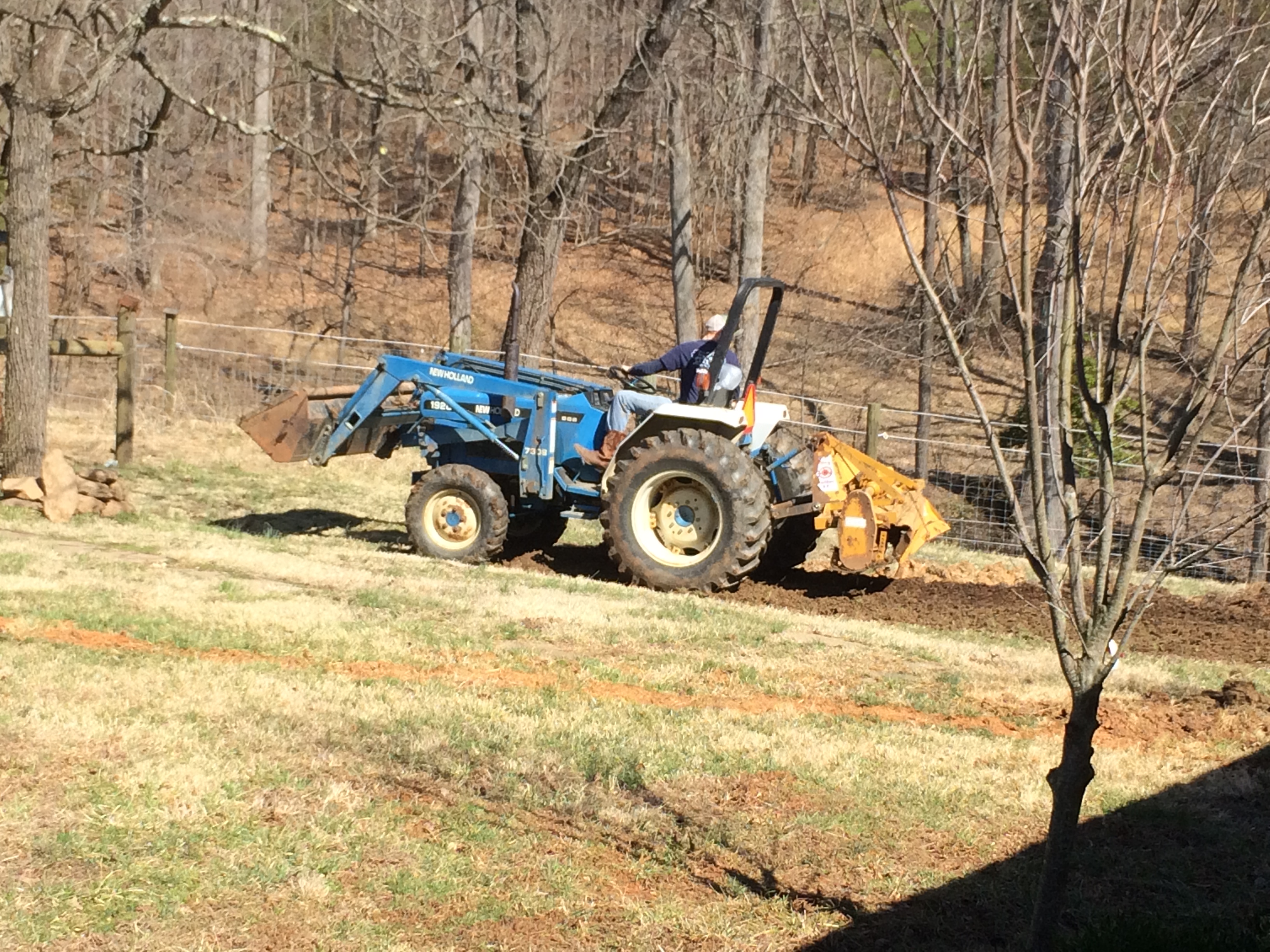 Dalton on the Tractor