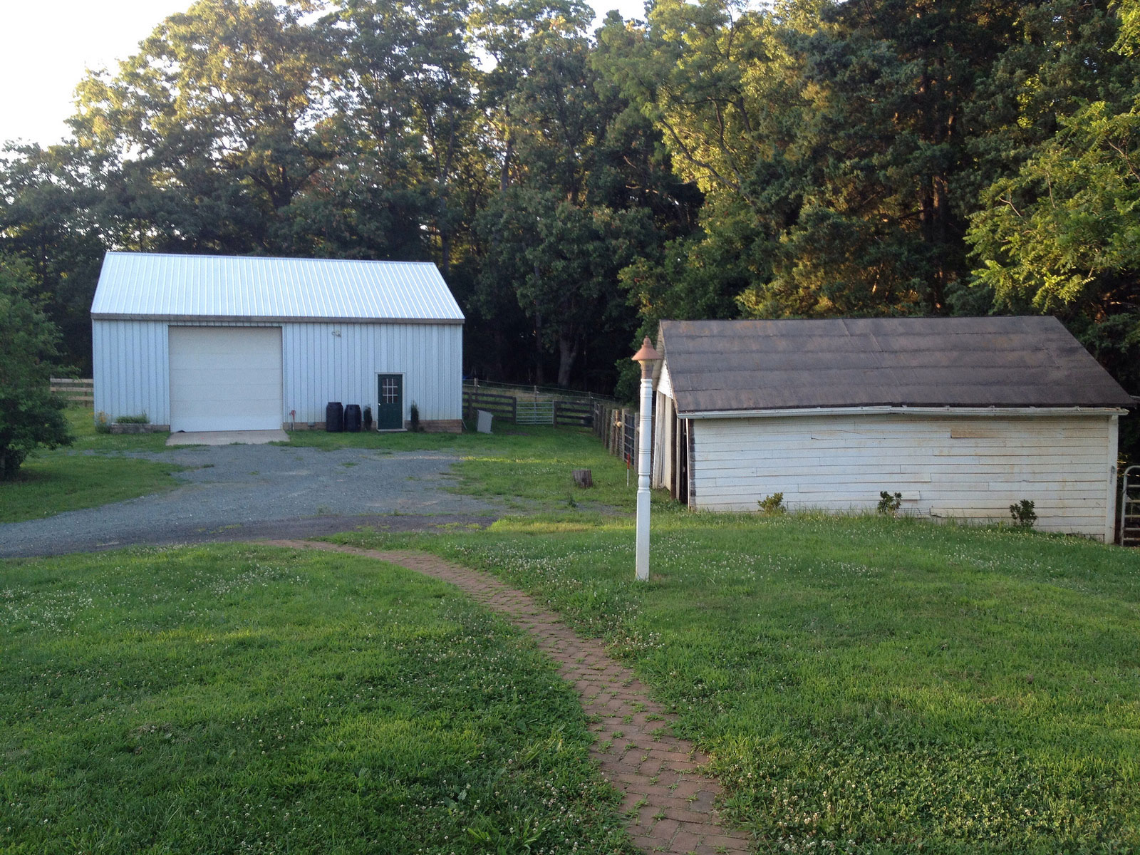 View of the barn