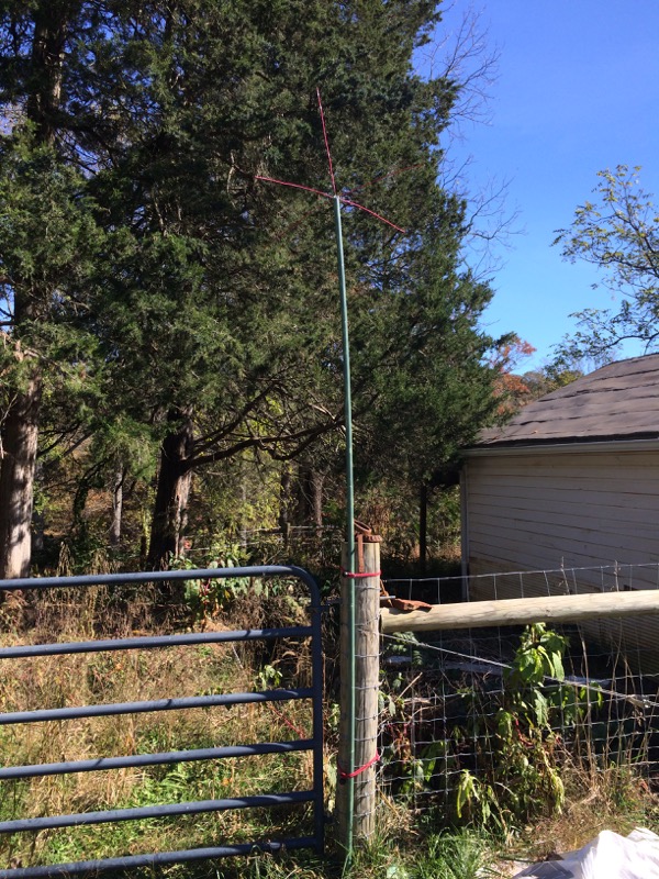 Quarter wave ground plane antenna